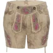 Spieth & Wensky Pantalon folklorique 'Alysa' noisette / rose