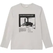 s.Oliver T-Shirt gris clair / noir