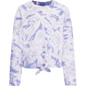 We fashion T-Shirt lilas / lavande / blanc