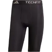 Adidas Pantalon de sport 'TECHFIT Compression Training Short' greige / noir