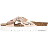 Bayton Mule 'Ajax' or rose / rose / noir