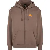 K1x Veste de survêtement brun foncé / orange foncé
