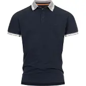 INDICODE JEANS T-Shirt 'Jamie' bleu nuit / blanc