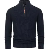 INDICODE JEANS Pull-over 'Yassip' bleu marine