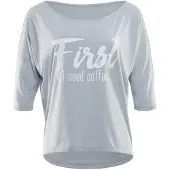 Winshape T-shirt 'MCS001' gris clair / argent