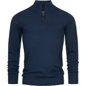 INDICODE JEANS Pull-over ' Gore ' bleu marine