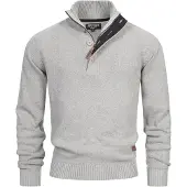 INDICODE JEANS Pull-over 'INIsalu' gris