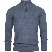 INDICODE JEANS Pull-over ' Gore ' bleu / noir