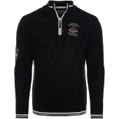 Carisma Pull-over gris / rouge sang / noir / blanc