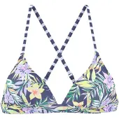 Venice beach Hauts de bikini bleu nuit / jaune / vert / blanc