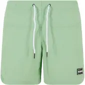Urban Classics Shorts de bain vert / noir / blanc