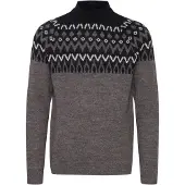 Casual Friday Pull-over taupe / gris foncé / blanc