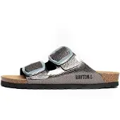 Bayton Mule 'Alicante' gris / noir