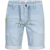 INDICODE JEANS Pantalon 'Azibo' bleu clair / jaune / noir