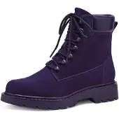 Tamaris Bottines à lacets aubergine