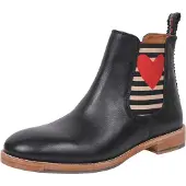 Crickit Chelsea Boots 'PALOMA' pêche / rouge / noir
