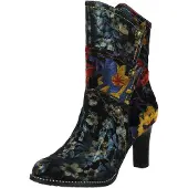 LAURA VITA Bottines bleu / bleu nuit / moutarde / rouge