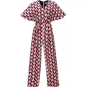 s.Oliver Black Label Combinaison rose / magenta / noir / blanc