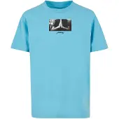 Mister tee T-Shirt 'Pray' bleu / gris / noir / blanc