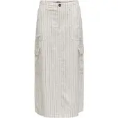 ONLY Jupe 'ONLMalfy' marron / blanc