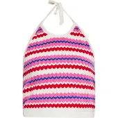 Ebeeza Tops en tricot bleu / rose / rouge / blanc