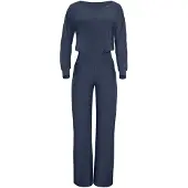 Winshape Combinaison ' JS101LSC ' anthracite / blanc