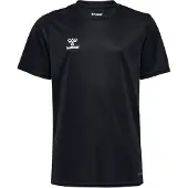 Hummel Teamsport T-Shirt fonctionnel 'ESSENTIAL' noir / blanc