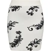 Ebeeza Jupe noir / blanc cassé