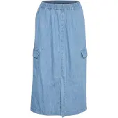 Kaffe Jupe bleu denim