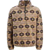 Jack & Jones Pull-over 'Diamond' beige foncé / bleu foncé / jaune foncé / vert gazon