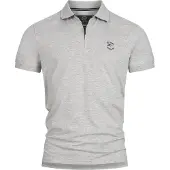 INDICODE JEANS T-Shirt ' Yonah ' gris chiné / noir