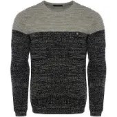 Carisma Pull-over gris chiné / noir