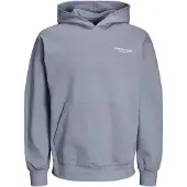 Jack & Jones Sweat-shirt 'JCOAero' gris basalte / blanc