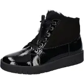 Waldlaufer Boots 'Stiefel Damen 754801-200-001 Lackleder in schwarz' noir