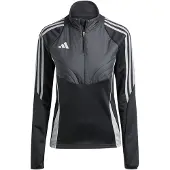 Adidas Veste de sport 'Tiro 24 Winterized' gris clair / noir