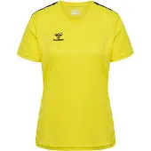 Hummel T-shirt fonctionnel 'Authentic' jaune / noir
