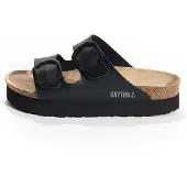 Bayton Mule 'Japet' gris / noir