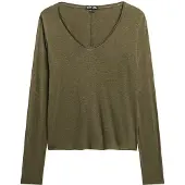 Superdry W6012097a Long Sleeve T-shirt Vert 2XS Femme