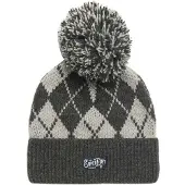 Superdry unisex. Y9010192A Bonnet tricoté imprimé gris (OSFA), Casuel, Acrylique