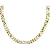 La Petite Story Collier Letter Love Pave