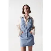 Salsa Jeans Glamour Long Sleeve Overall Bleu 31 Femme