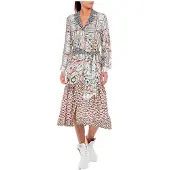 Replay W9759 .000.10324 Long Sleeve Midi Dress Gris XS Femme