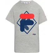 FILA Fat0340 Short Sleeve T-shirt Gris 16 Years Enfants