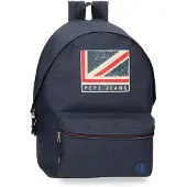 Pepe Jeans Aidan 44 Cm 20l Backpack Bleu Enfants