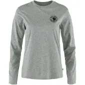 Fjällräven 1960 Logo Long Sleeve T-shirt Gris M Femme