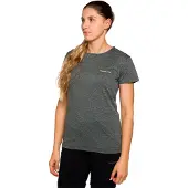 Trangoworld Rjavina Short Sleeve T-shirt Gris L Femme