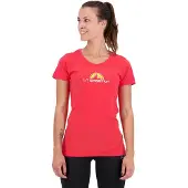 La Sportiva Footstep Short Sleeve T-shirt Rouge S Femme