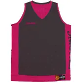 Spalding Reversible Sleeveless T-shirt Noir,Rose L Homme