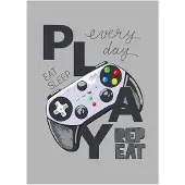 BrandMac Fleece Blanket 100 x 140 cm - Gamer (NB 1421)