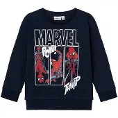 Name it Sweat 'Jessie Spiderman' marine / bleu clair / rouge / blanc
